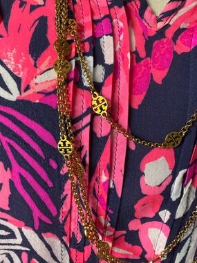 Tory Burch Logo Layered Necklace